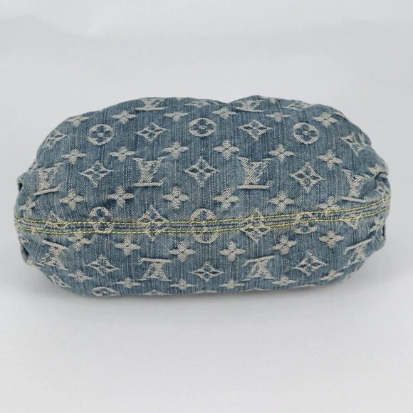 LOUIS VUITTON Monogram denim Preity Hand Bag Blue M95020 LV Auth 140355V - Picture 7 of 16